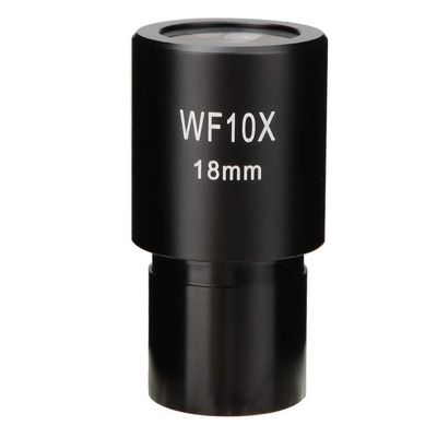 lvifloae Microscope Lens Accessories WF10X 18mm Biological Microscope Wide Angle Eyepiece Optical Lenses Microscopes Lens Adapters for Microscopes with Scale