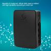 Rasp Berry Pi 4B Case, ABS Case Protective Shell Snap in Slot Accurate Hole Boycott for Rasp Berry Pi 4B, Official ABS Cases with Snap Slot (Black) view 3