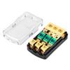 0 2 4 Gauge in to 4 8 10 Gauge Out 60A 3 Way ANL Holder Distribution Block for Auto System of This Distribution It Inst Fit Into Easy High Practicality and Power Your view 2