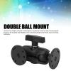 1.5 Double Ball Mount, Aluminum Mount with Double Socket Arm Two Round Plates for Tablet Fish Finder with 1.5 in 38mm C Size Ball, Compatible with RAM, Arkon view 2