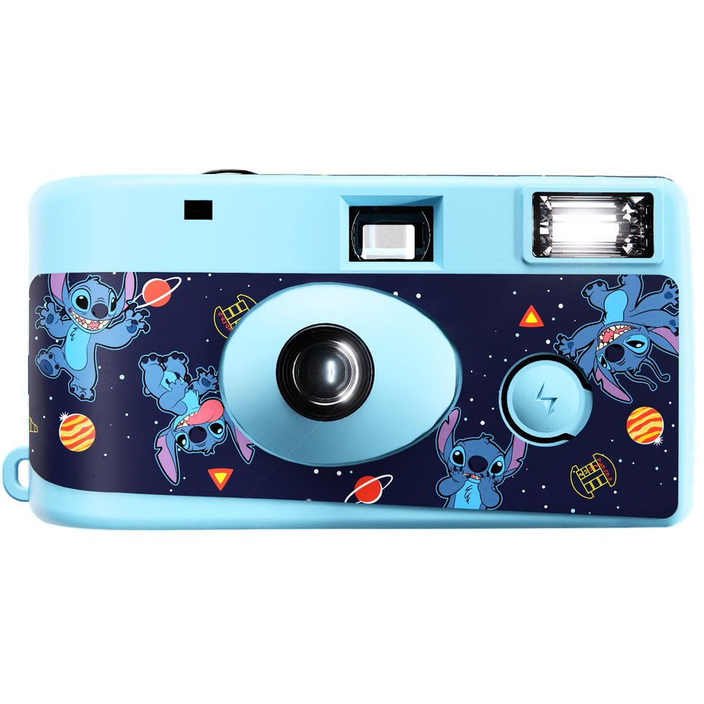 Disney Lilo and Stitch Disposable Camera with Flash  20 Exposure Film  Lilo and Stitch Gifts for Women, Men, and All Fans of Lilo and Stitch Stuff (Stitch Galactic)
