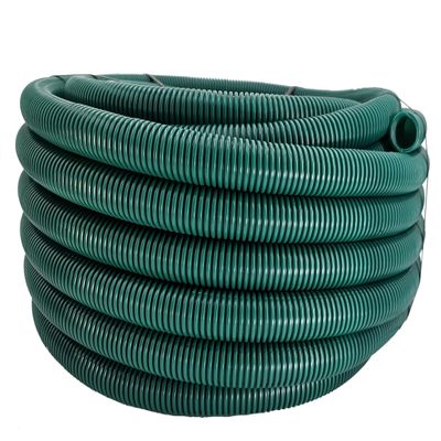 1.5 in. x 100 ft Shurtek Flexible Corrugated Green HDPE Non Split Tubing Wire Loom