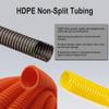 1.5 in. x 100 ft Shurtek Flexible Corrugated Blue HDPE Non Split Tubing Wire Loom view 3