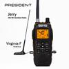 President Road Warrior CB Radio Kit President Jerry AM/FM Handheld CB Radio w/Vehicle Charging System and Virginia F (Fixed Angle) Antenna Bundle, Suitable Communication for Off-Road Enthusiasts. view 2