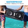 Gemini Sound SoundSplash 400W Floating Waterproof Wireless Bluetooth Speaker, LED Light Show, Dual 8 Woofers & NFC Pairing - Perfect for Pool Parties, Beach, Travel & Home Fun (Gray/Blue) view 2