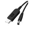 lowmountainswere to Powerbank Cable Connector DC 5V to 12V USB Power Cable Boost Converter Step-up Cord Compatible with The Router Modem Fan(9V Cable) view 1