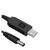 lowmountainswere to Powerbank Cable Connector DC 5V to 12V USB Power Cable Boost Converter Step-up Cord Compatible with The Router Modem Fan(9V Cable) view 2