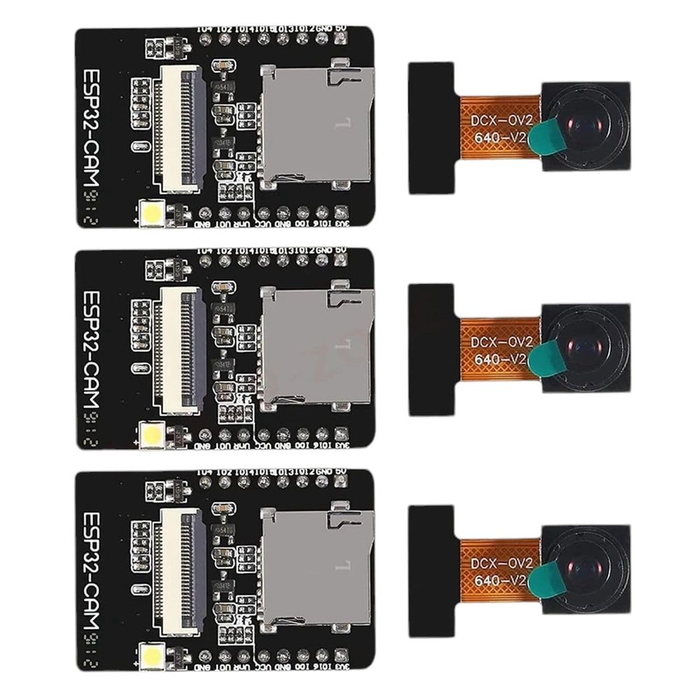 3Pcs ESP32-CAM Development Board, WF Blutouth Module Development Board with OV2640 Camera Module for Arduieno New for Arrival 2025 High for Quality