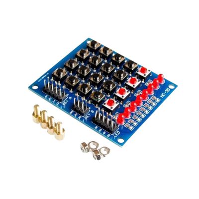 4 * 4 Matrix Array/Matrix Keyboard 16 Key Membrane Switch Keypad for_ +4 Separate Keyboard + 8 Separate LED New for Arrival 2025 High for Quality