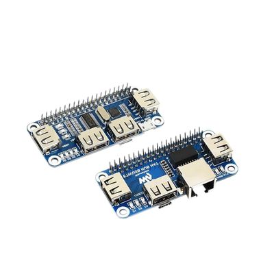 4 Port USB HUB HAT for RastpbeRpy Pi Ethernet/USB HUB HAT for RastpbeRpy Pi Zero 1x RJ45 3X USB New for Arrival 2025 High for Quality