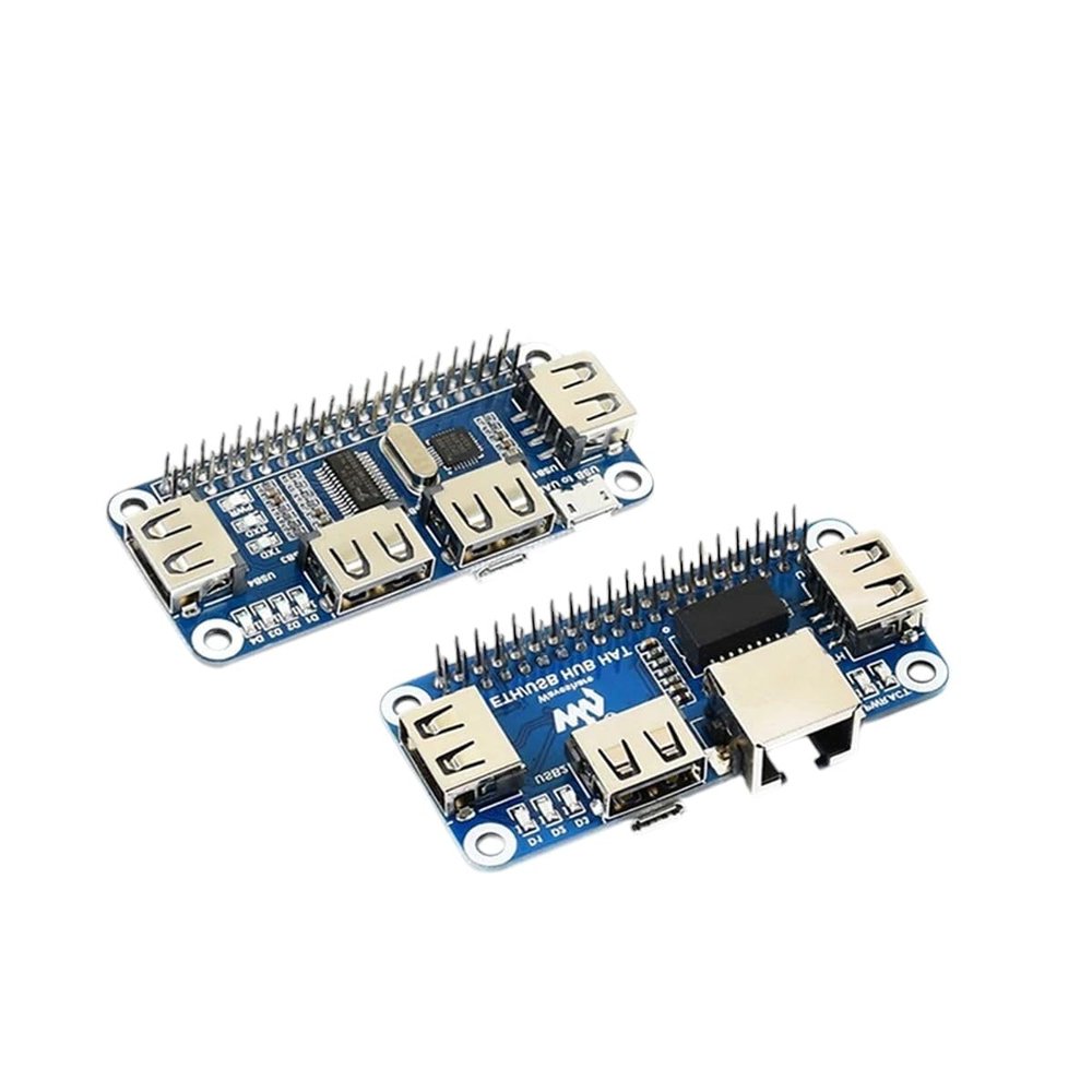 4 Port USB HUB HAT for RastpbeRpy Pi Ethernet/USB HUB HAT for RastpbeRpy Pi Zero 1x RJ45 3X USB New for Arrival 2025 High for Quality
