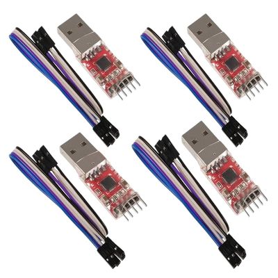 4PCS CP2102 USB 2.0 to TTL Module Serial Converter Adapter Module USB to TTL Downloader with Jumper Wires New for Arrival 2025 High for Quality