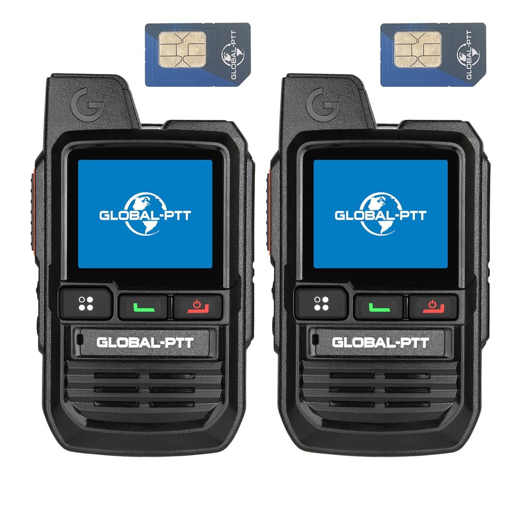 2-Pack GPS Version G0 PoC Radios Walkie Talkie