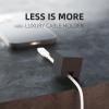 (2 PCS - Gold) Metal Cord Holder, Weighted Cable Organizer or Management, Heavy Wire Keeper for Nightstand, Bedside Table, Desk - N2U Cube Cords Strap for Phone USB-C, Lightning Charger Cables view 2