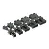 HFHYDZSW 10Sets 2/3/4/5/6/7/8/9/10/11/12 Pin Pitch 2.54MM SM Female Male Wire Connector Plug Housing SM-2P SM-2R JST SM2.54(3P) view 1
