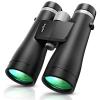 12x50 ED Binoculars for Adults-Professional Roof Prism,HD Optical System Non-Slip Grip, IPX7 Waterproof,High Power BAK4 Prism SMC Lens Binoculars for Bird Watching Travel view 1