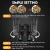 10x50 HD Binoculars for Adults High Powered, Waterproof & Compact Binoculars for Bird Watching,TravelLow Light Vision, Non-Slip Grip, Durable Optics view 3
