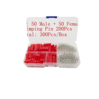 HFHYDZSW 1Box JST 1.25 PH 2.0mm /SYP/SM/XH 2.54mm / VH 3.96mm Pitch Male Female Terminals Kit Plug Plastic Housing Header Crimp Connector(SYP 2.54mm)