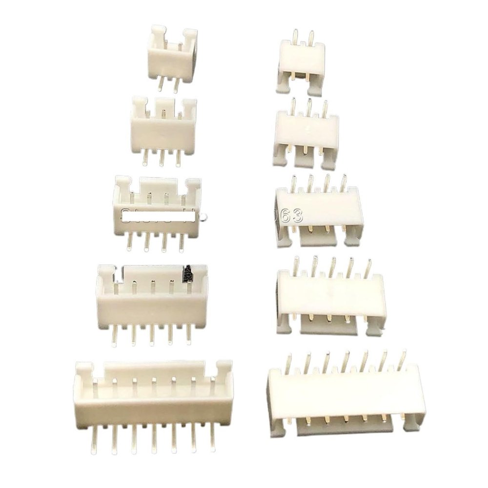 HFHYDZSW XH2.54 2/3/4/5/6/7/8/9/10/11/12/13/14/15/16pin XH-16AW Right Angle Pin Header Wire Connector 2.54mm Pitch PCB JST Car XH 2.54MM(15P 20PCS)