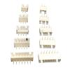 HFHYDZSW XH2.54 2/3/4/5/6/7/8/9/10/11/12/13/14/15/16pin XH-16AW Right Angle Pin Header Wire Connector 2.54mm Pitch PCB JST Car XH 2.54MM(15P 20PCS) view 1