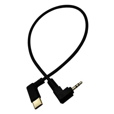 2.5mm to USB C Cable, 90 Degree Angle USB Type-C to 2.5 Mm Elbow Male AUX Headphone Jack 30cm Cable