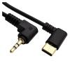 2.5mm to USB C Cable, 90 Degree Angle USB Type-C to 2.5 Mm Elbow Male AUX Headphone Jack 30cm Cable view 3
