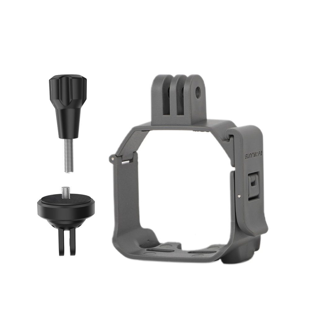 BTG DJI Mini 4 Pro Drone Action Camera Mount Holder for DJI OSMO Action 5 Pro 4 3/Pocket 3 2 /Fimi Palm 2 / Insta360 Go 3 3S/ONE X4 X3/ONE R/Night Light Sport Camera Mount