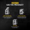 GRANOTONE Speaker Paint White 1 Quart Texture Coating for Speaker Cabinets, Road Cases, Metal & Furniture | Roller Application | Water-Based Finish | Professional Speaker Cabinet Refinishing Solution view 2