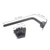 Adjustable Satellite Pole Adapter Mount with 43cm Long Arm 20cm Short Arm 360 Rotation Alloy Steel Mounting Bracket for V3 Gen3 view 2