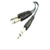 6.36.35/6.5 Three Core Stereo to Two 6.35 Mono Line Cables Microphone Line Power Amplifier Acoustics Sound Card Line(5m) view 2
