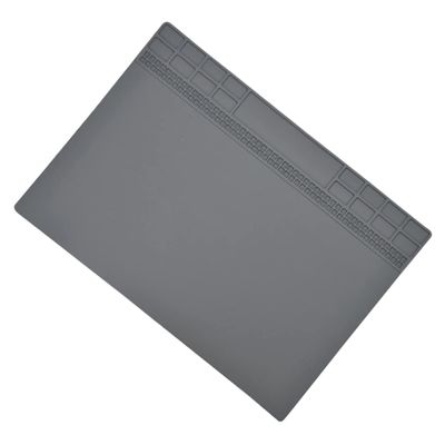 WOONEKY Electronics Repair Mat Grounding Laptop Computer Repair Pad Heat Resistant Work Bench Mat Static Soft Silicone
