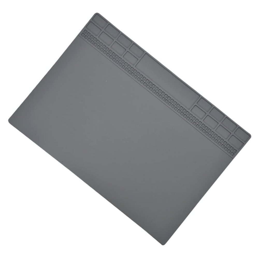 WOONEKY Electronics Repair Mat Grounding Laptop Computer Repair Pad Heat Resistant Work Bench Mat Static Soft Silicone