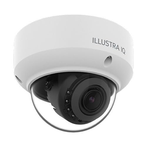 IFS08-D13-OIB4 Flex Gen4 8mp Outdoor Mini Dome Camera, 3.6-11mm Varifocal Lens, IP66, IK10, White