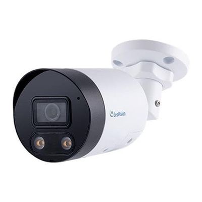 GV-TBL8804 8MP H.265 Super Low Lux WDR Pro IR Bullet IP Camera, 4mm Fixed Lens, White