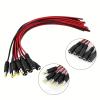 QASYKSLQ 20Pcs 5.5 X 2.1mm Male Female 12V Dc Power Pigtail Cable Jack for CCTV Camera Connector Tail Extension 12V DC Wire(20PCs (10pairs)) view 2
