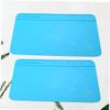 EXHUMKY 2pcs Electronic Maintenance Mat Silicone Plate for Parts Heat Insulation Work Pad for Equipment Repair and Organization view 2