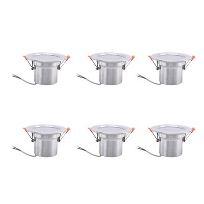 Bloepum 6X 8Ohm 10W Bathroom Ceiling Speaker Background Music System Moisture-Proof Aluminum Can Fashion in-Ceiling Speaker