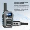 OMIZN M9 Global Walkie Talkie with Unlimited Range Over 4G LTE, AES-256 Encrypted Built-in Flashlight POC PTT Two Way Radio for Family, Outdoor, Commercial, Industrial, Fleet view 2