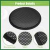 Motoforti Universal 10" Car Speaker Grills Cover Mesh Round 10 Inch Audio Subwoofer Protective Case with Mounting Screws ABS Black - Pack of 4 Long-lasting view 4