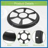 A ABSOPRO Universal 10" Car Speaker Grills Cover Round 10 Inch Audio Speaker Subwoofer Guard Protector Case with Mounting Screws Iron Black - Pack of 4 Item Replacement view 4