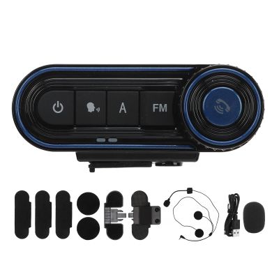 Gavigain Bluetooth 5.3 Helmet Headset, Dual Phone Connection, Waterproof FM Radio, Universal Compatibility for Cycling and Motorcycle Riders
