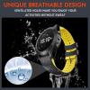 AMSOH 22mm Silicone Watch Band for Garmin Fenix 6, 7, 8 Sapphire, 6 Solar, 5 Plus, 4, Forerunner 935, 945, 955, 965 Watch Band(C) view 2