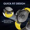 AMSOH 22mm Silicone Watch Band for Garmin Fenix 6, 7, 8 Sapphire, 6 Solar, 5 Plus, 4, Forerunner 935, 945, 955, 965 Watch Band(C) view 3