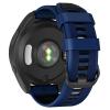 AMSOH 22mm Watch Band For Garmin Forerunner 965/Forerunner 955/Forerunner 945/Forerunner 935, Soft Silicone 22mm Replacement Watch Bands(Sapphire Black) view 1