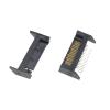 10Pcs Black IDE HDD Sata Power Male Female Connector with Copper Terminal Metal Pin Fit Compatible Hard Disk(SATA SMT) view 1
