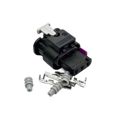 1 Set 3 Pin Car Reversing Radar Connector 7615490-03 872-858-541 Oil Pressure p/Lug 1718653-1 1-1718644-2(Gold,20 Sets)