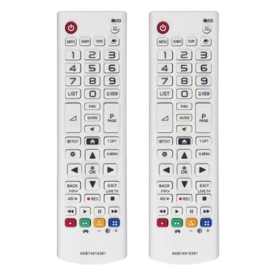 2PCS AKB74915361 Replaced Remote Control -ALLIMITY- Fit for LG LCD Smart TV AKB74915361 Remote Control AKB74915360 55UG8700 43UF6900 60UF7700 49UF7700 79UF7700 49UF8500 55UF7700