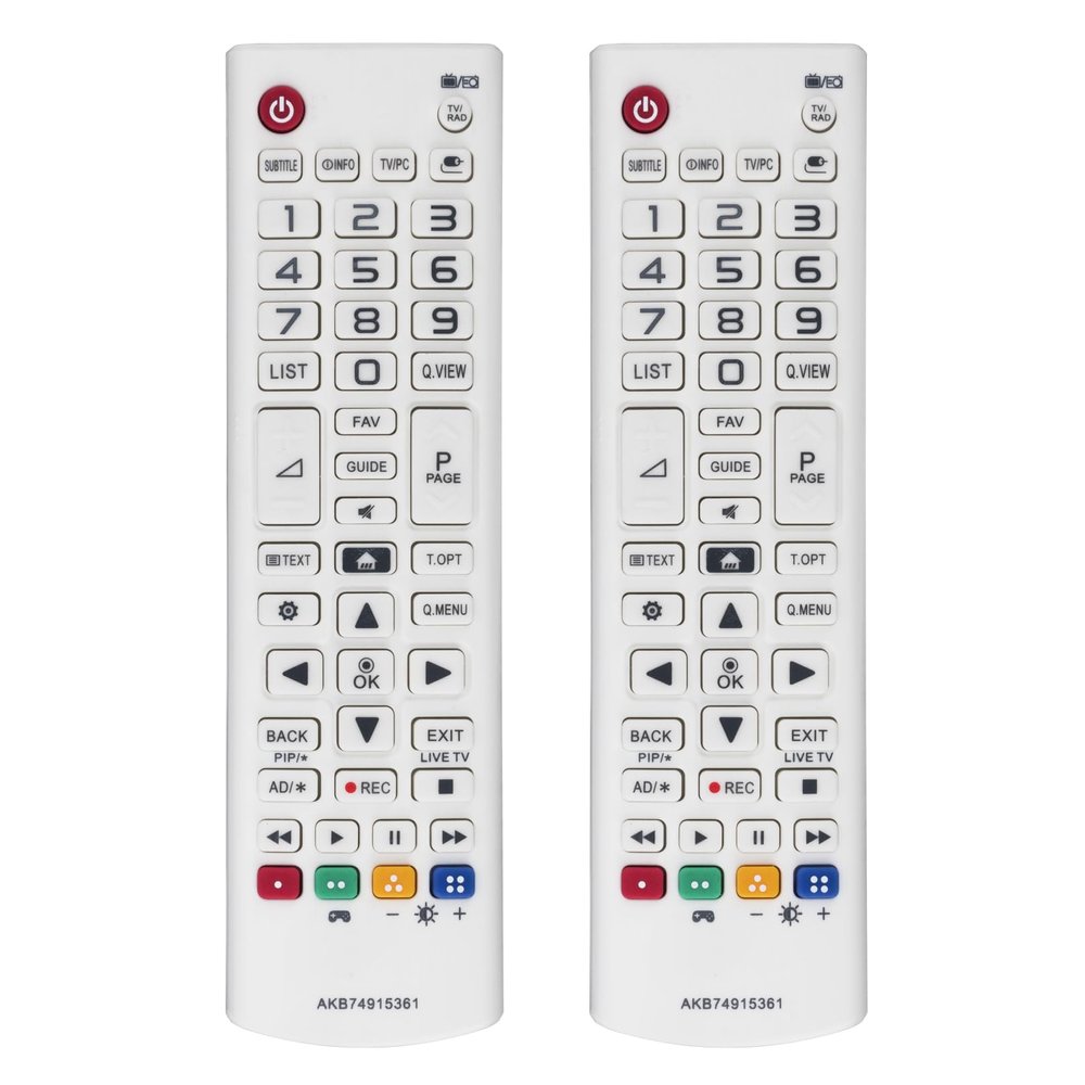 2PCS AKB74915361 Replaced Remote Control -ALLIMITY- Fit for LG LCD Smart TV AKB74915361 Remote Control AKB74915360 55UG8700 43UF6900 60UF7700 49UF7700 79UF7700 49UF8500 55UF7700