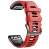 AMSOH For Fenix 6 Pro Watch Band for Fenix 6/Fenix 5/Fenix 5 Plus/Fenix 7/Forerunner 935/Forerunner 945/Approach S60/Quatix 5 WatchBands(Red-black) view 1