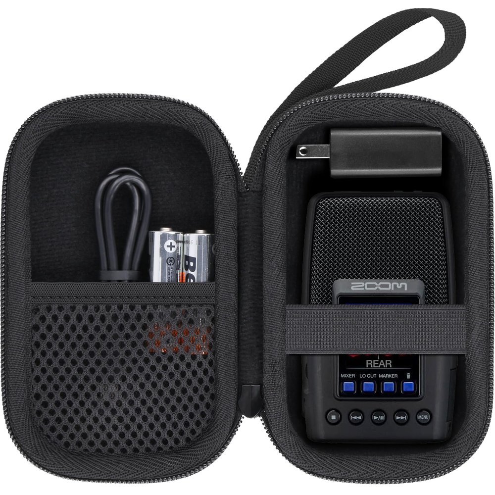co2CREA for Zoom H2essential Multi-mic Handy Recorder/Zoom H2n Handy Recorder Hard Protective Case, Portable Travel Case Replacement